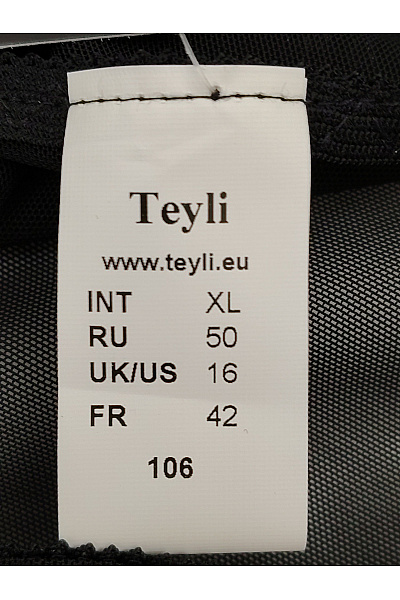TEYLI Černé dámské krajkové kalhotky luxusní Vel. XL | TEYLI | obrázek 7