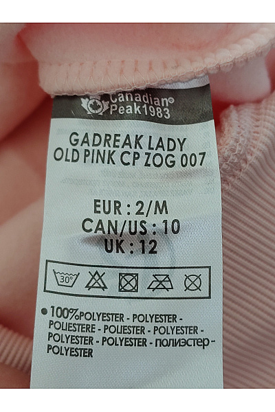 Canadian-peak Dívčí růžová mikina s kapucí a klokaní kapsou | canadian-peak | obrázek 8