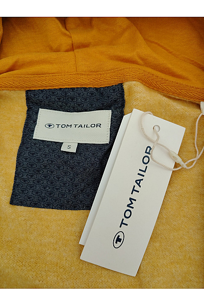TOM TAILOR Pánská hnědá mikina na zip s kapucí Vel. S | TOM TAILOR | obrázek 4