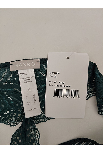 HANRO Zelené krajkové tanga luxusní | HANRO | obrázek 6