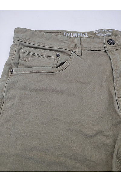 PME LEGEND Pánské khaki bavlněné chino kalhoty rovné Vel. W40 / L34 | PME LEGEND | obrázek 4