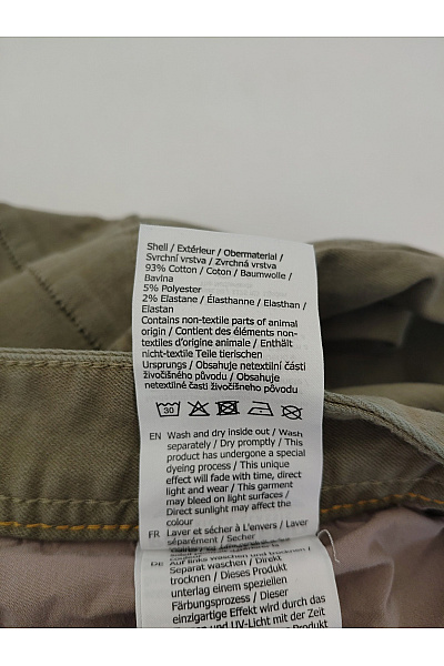 PME LEGEND Pánské khaki bavlněné chino kalhoty rovné Vel. W40 / L34 | PME LEGEND | obrázek 7