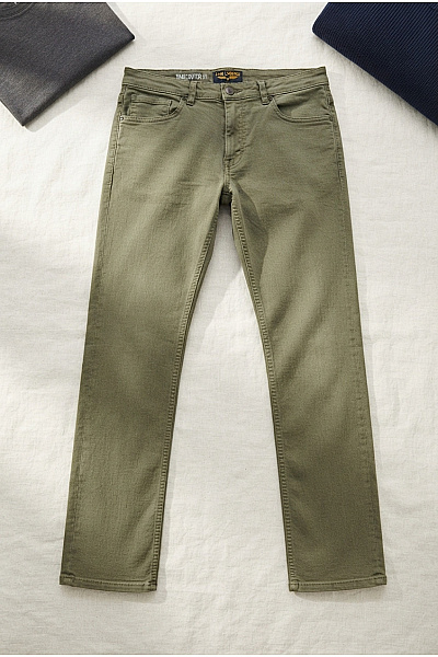PME LEGEND Pánské Khaki Bavlněné Chino Kalhoty Rovné Vel. W40 / L34