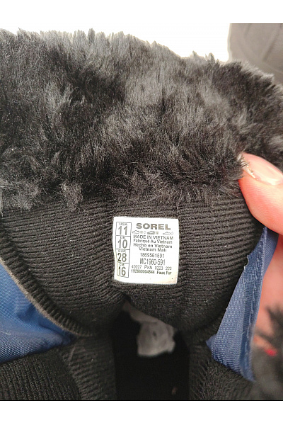 Sorel Dětské zimní sněhule s kožíškem na suchý zip Vel. US 10 | Sorel | obrázek 3