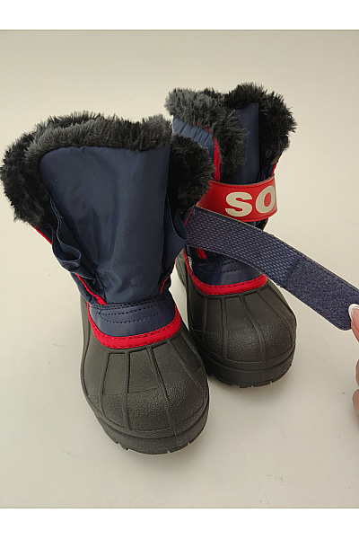 Sorel Dětské zimní sněhule s kožíškem na suchý zip Vel. US 10 | Sorel | obrázek 8