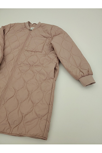 ONLY Růžová prošívaná přechodná bunda bomber střihu Velikost L | ONLY | obrázek 3