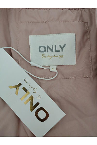 ONLY Růžová prošívaná přechodná bunda bomber střihu Velikost L | ONLY | obrázek 6
