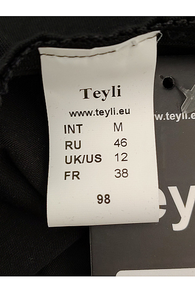 TEYLI Černé bavlněné kalhotky s vysokým pasem Vel. M | TEYLI | obrázek 5