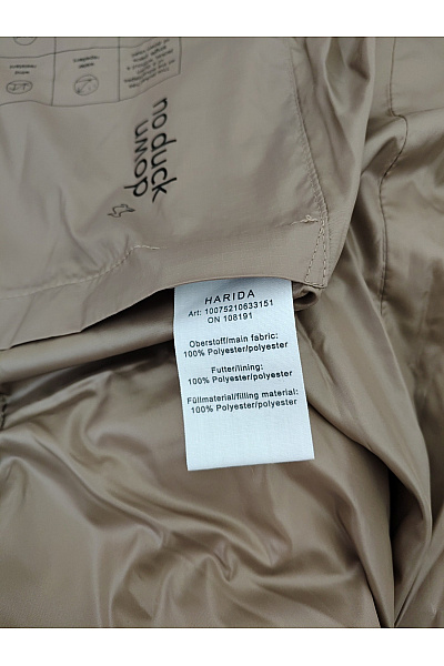 OPUS Dámská hnědá prošívaná zimní bunda puffer oversize | OPUS | obrázek 6