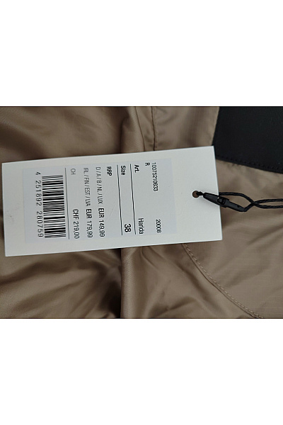 OPUS Dámská hnědá prošívaná zimní bunda puffer oversize | OPUS | obrázek 8