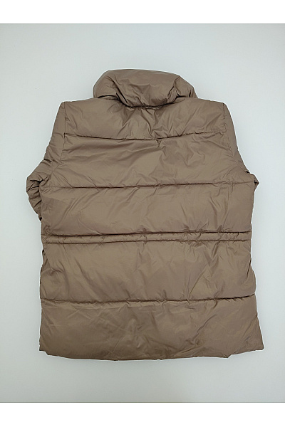 OPUS Dámská hnědá prošívaná zimní bunda puffer oversize | OPUS | obrázek 9