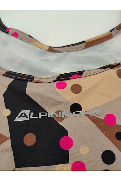 ALPINE PRO Barevné letní šaty do áčka s geometrickým vzorem | ALPINE PRO | obrázek 8