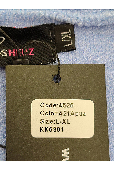 Zwillingsherz Modrý pletený kardigan s kapucí a kapsami Velikost L-XL | Zwillingsherz | obrázek 8