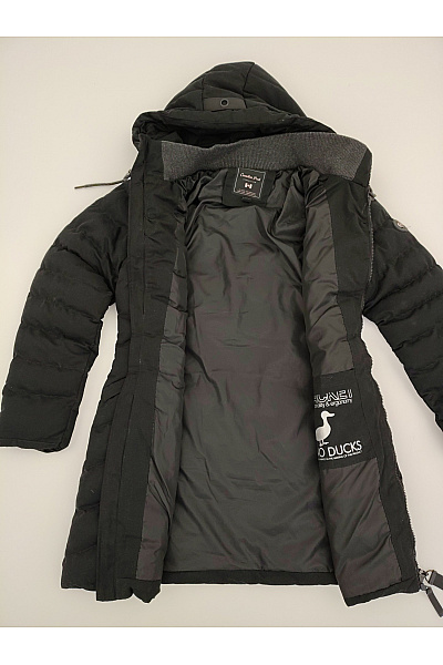 Canadian-peak Černá prošívaná zimní dlouhá bunda s kapucí Velikost EU 5/XXL | canadian-peak | obrázek 4