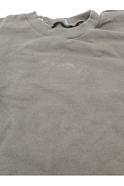 MILANO Dámská černá bavlněná mikina oversized bez potisku Velikost XL | MILANO | obrázek 5