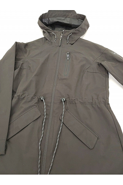 O'NEILL Černá dámská parka s kapucí outdoorová přechodová bunda Velikost EU S | O'NEILL | obrázek 4