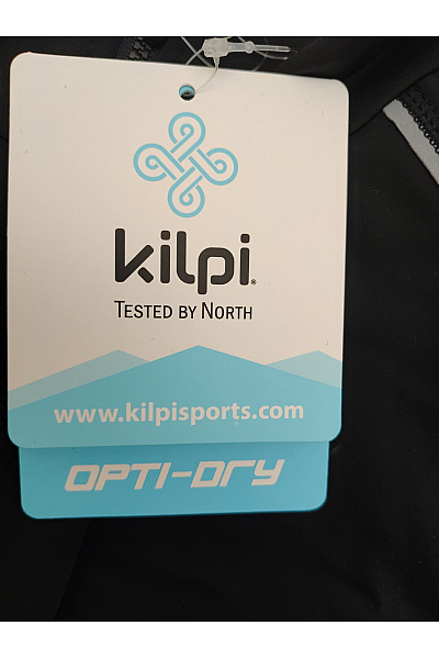 Kilpi Černá pánská sportovní funkční mikina na zip s dlouhým rukávem Vel. XXL | kilpi | obrázek 6
