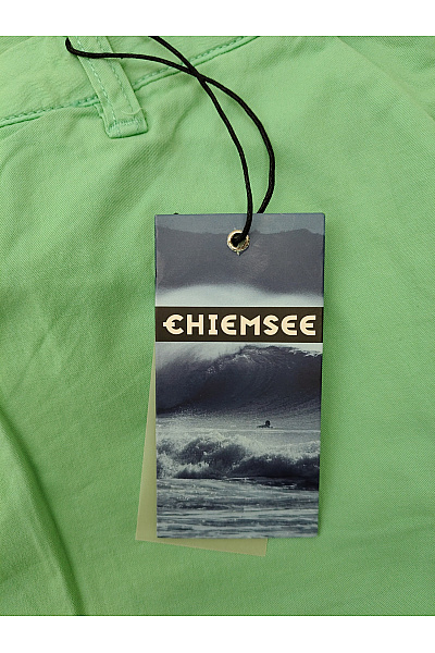 CHIEMSEE Pánské bavlněné chino kraťasy zelené Vel. EU 40 | CHIEMSEE | obrázek 7