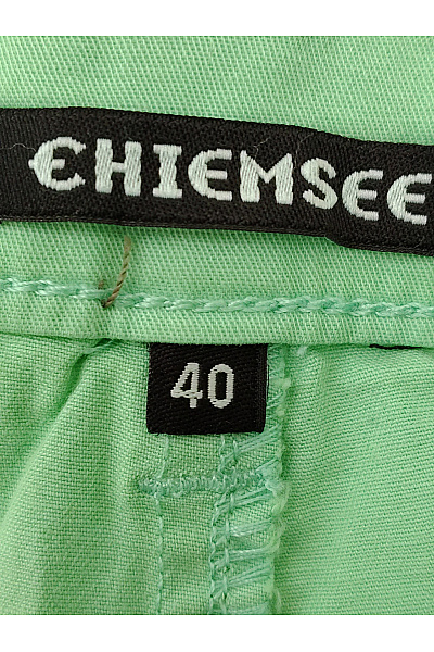 CHIEMSEE Pánské bavlněné chino kraťasy zelené Vel. EU 40 | CHIEMSEE | obrázek 8