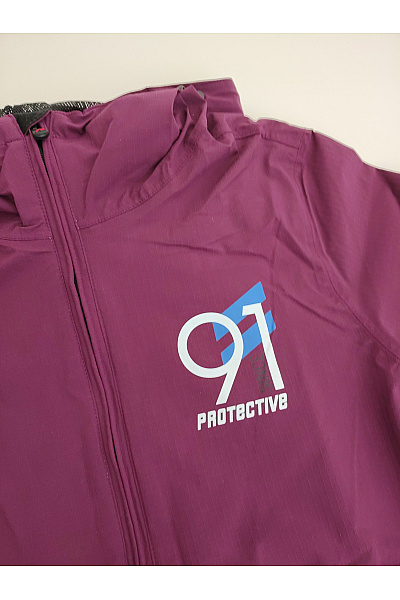 Protective Fialová sportovní větrová bunda s kapucí Vel. EU 44 | protective | obrázek 3
