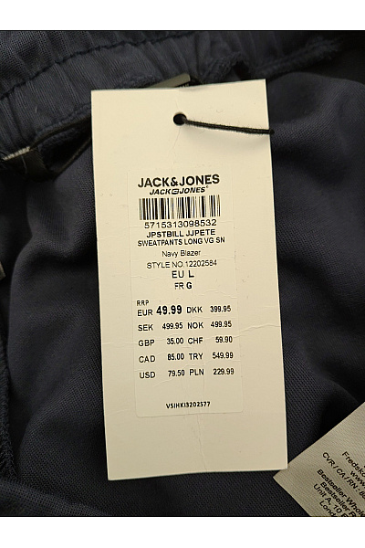 JACK & JONES Černé dámské volnočasové kalhoty s puky Velikost EU L | JACK & JONES | obrázek 9