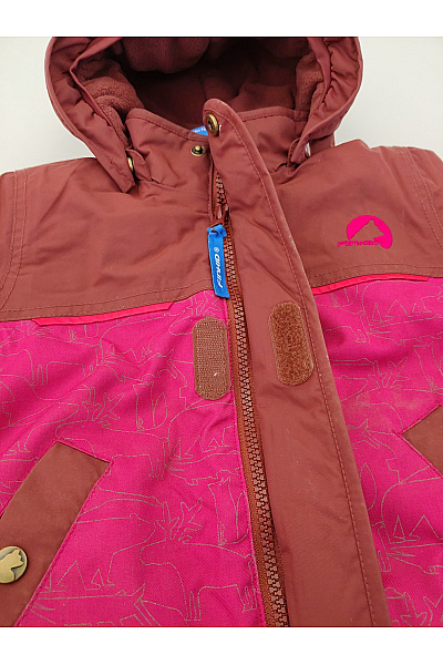 Find. Dívčí zimní outdoorová bunda s kapucí Vel. 90/100 | find. | obrázek 4