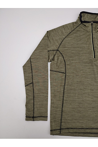 Une Hautre Couture Pánský khaki sportovní pulovr se stojáčkem na zip Velikost EU 56 | Une Hautre Couture | obrázek 5