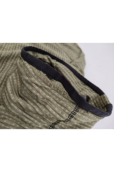 Une Hautre Couture Pánský khaki sportovní pulovr se stojáčkem na zip Velikost EU 56 | Une Hautre Couture | obrázek 8
