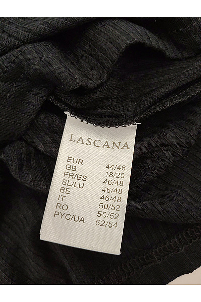 Dámské černé tričko s dlouhým rukávem a výstřihem do V basic Vel. EU 44/46 | Unimoda | obrázek 6