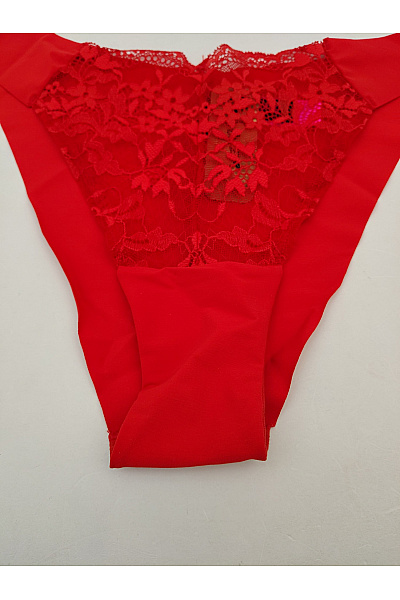 La Senza Červené luxusní krajkové kalhotky Velikost XS/TP | La Senza | obrázek 5