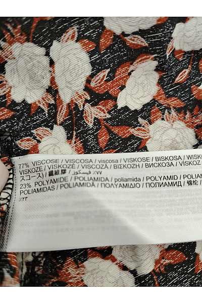 MANGO Dámská košilová halenka s dlouhým rukávem květinová Velikost EU L | MANGO | obrázek 8