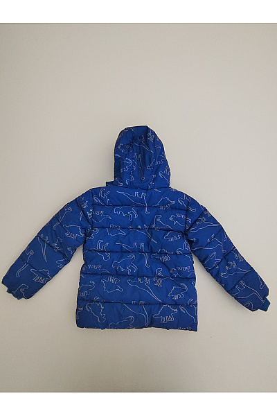 TOPO BY KIDS PARK Modrá chlapecká zimní bunda s dinosaury Velikost EU 128 | TOPO BY KIDS PARK | obrázek 6