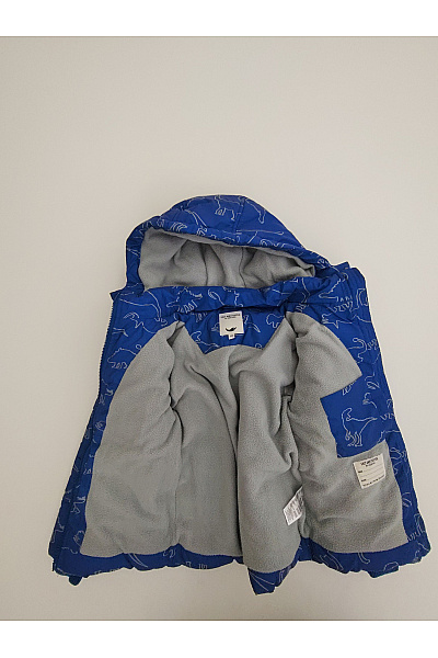 TOPO BY KIDS PARK Modrá chlapecká zimní bunda s dinosaury Velikost EU 128 | TOPO BY KIDS PARK | obrázek 7