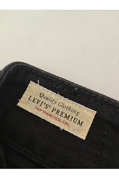 LEVIS Dámské černé úzké džíny Velikost US 27 | LEVIS | obrázek 7
