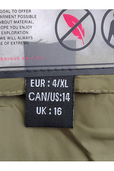 ANAPURNA Dámská khaki prošívaná bunda s kapucí přechodová Velikost EU 4/XL | ANAPURNA | obrázek 10