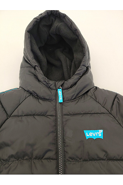 LEVIS Černá chlapecká prošívaná zimní bunda outdoor Vel. EU 10A / 140 CM | LEVIS | obrázek 4