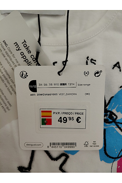 DESIGUAL Dívčí šaty s potiskem a tylovou sukní Vel. 11/12 | DESIGUAL | obrázek 8
