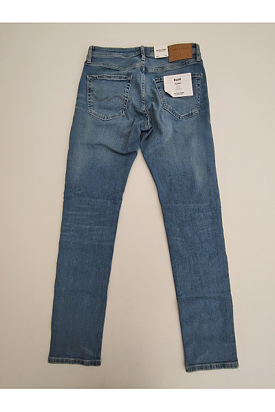 JACK & JONES Pánské modré bavlněné džíny slim fit Velikost EU 30/32 | JACK & JONES | obrázek 6
