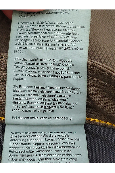 Camel active Pánské bavlněné chinos kalhoty khaki rovné Vel. 38/34 | camel active | obrázek 9