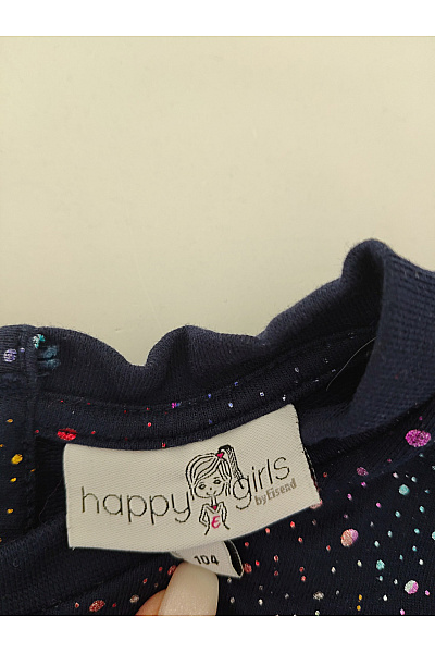 Happy girls Dívčí bavlněné šaty s motivem ježka a hvězdnou oblohou Vel. EU 104 | happy girls | obrázek 5