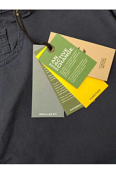 Camel active Pánské modré bavlněné chinos kalhoty | camel active | obrázek 5