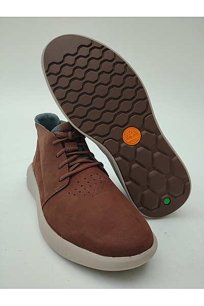 Timberland Pánské hnědé kotníkové kožené vycházkové šněrovací boty | Timberland | obrázek 3