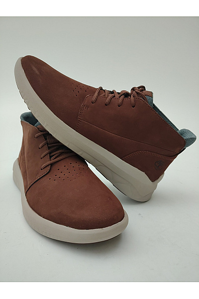 Timberland Pánské hnědé kotníkové kožené vycházkové šněrovací boty | Timberland | obrázek 4