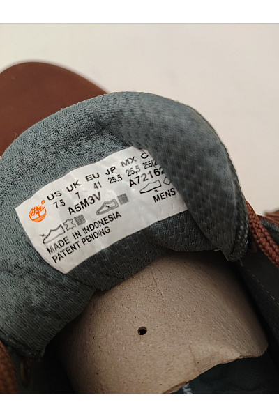 Timberland Pánské hnědé kotníkové kožené vycházkové šněrovací boty | Timberland | obrázek 12