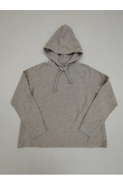TOM TAILOR Béžová dámská mikina s kapucí a raglánovým rukávem basic Vel. US XL | TOM TAILOR | obrázek 2