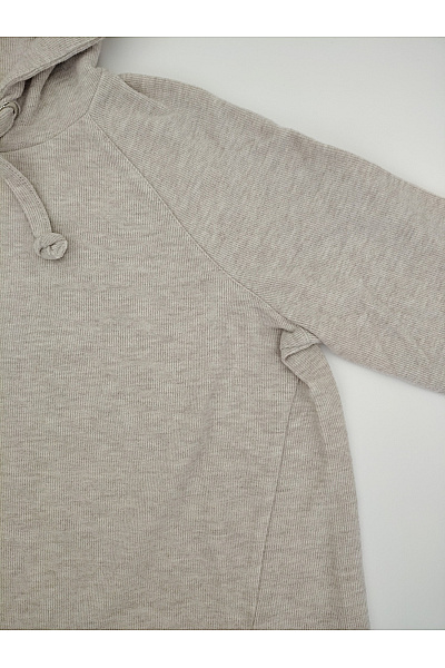 TOM TAILOR Béžová dámská mikina s kapucí a raglánovým rukávem basic Vel. US XL | TOM TAILOR | obrázek 5