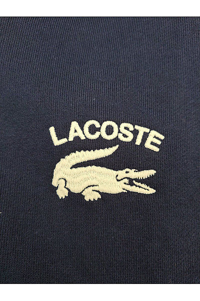 LACOSTE Pánská bavlněná mikina na zip s kapucí a výšivkou Velikost XL | LACOSTE | obrázek 4