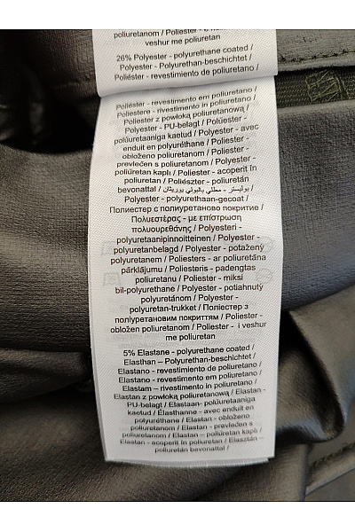 VERO MODA Černé dámské koženkové kalhoty s vysokým pasem a kapsami Velikost US XS/32 | VERO MODA | obrázek 8