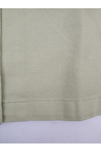 OPUS Dámská bavlněná košilová bunda khaki oversize Vel. EU 40 | OPUS | obrázek 3