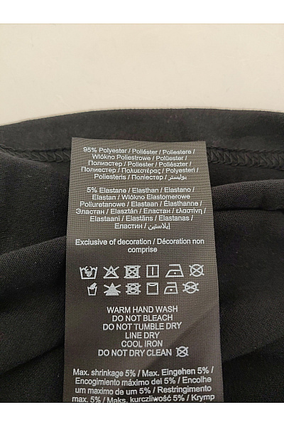 VERO MODA Černé dámské basic tričko s krátkým rukávem a volánem Vel. EU XS | VERO MODA | obrázek 5